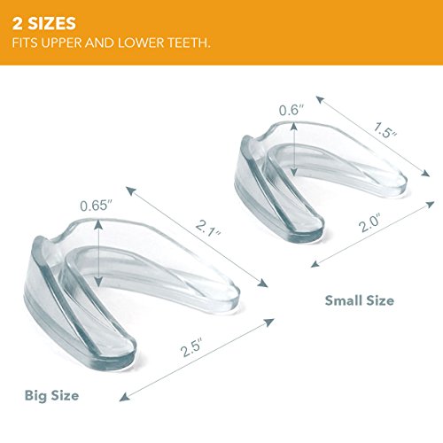 Neomen Mouth Guard for Grinding Teeth 2 Sizes, Pack of 4 New