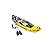 Intex Explorer K2 Yellow 2 Person Inflatable Kayak with Aluminum Oars & Air Pump