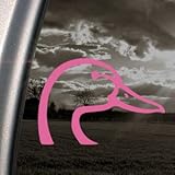 Duck Head Die Pink Decal Hunting Car Truck Window Pink Sticker