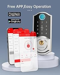 WiFi Door Locks for Front Door : SMONET Remote