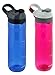 Contigo Autoseal Cortland Water Bottle, 24oz - Monaco & Sangria (2 Pack)
