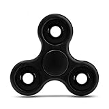 Fidget Spinner by SPINGURU, Tri-Spinner - Best Anxiety and Stress Relief, ADHD Relief, Focus Toy, EDC, Premium Bearing (Black)