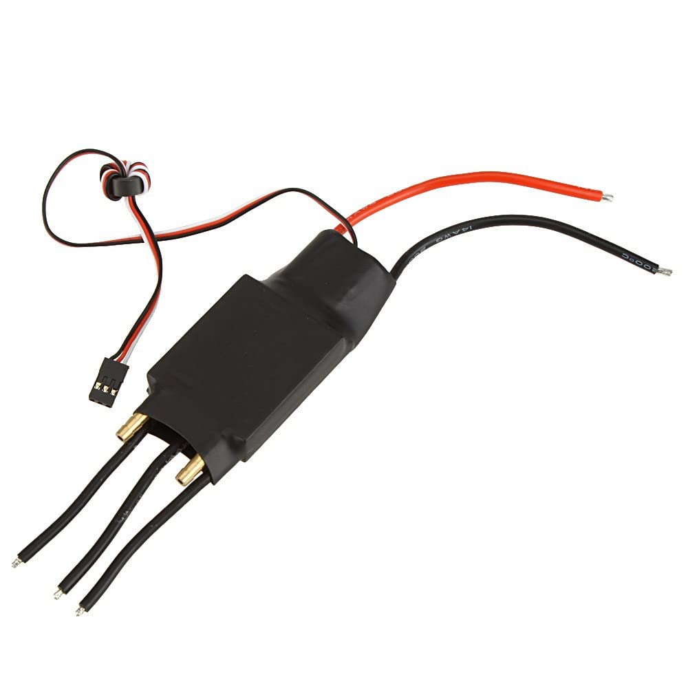 WANGCL 60A Watercooled ESC Brushless Motor Electric Speed Controller BEC Output 5V/3A for RC Boat RC Yachts