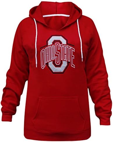 Women's Ohio State Buckeyes Warm Athletic Hoodies Sweatshirts - Red (Size: L)