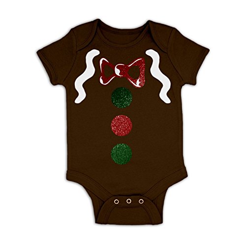 Gingerbread Man Costume (Deluxe) Baby Grow