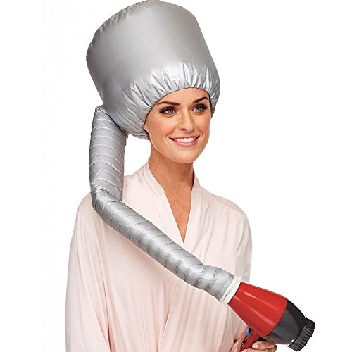 Click Here to See More Images Medex Lab Hair Bonnet Dryer Attachment Hair Dryer (1 Silver Bonnet)