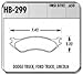 Hawk Performance HB299P.650 Super Duty Street Brake Pads