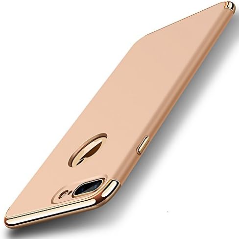 iPhone 7 plus case,DUOYIZHI Stylish Slim Hard Case with 3 Detachable Parts 【Gold】 for Apple iPhone 7 plus(5.5")