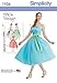 Simplicity Creative Patterns 1194 Misses' and Miss Petite Vintage Dress, H5 (6-8-10-12-14)