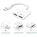 Headphone Jack Adapter for iPhone 7 Dual Audio Cables 4 in 1 Splitter Accessories for Audio+Charge+Volume Control+Call Compatible for iPhone XS/MAX/XR/X/8/8Plus/7/7Plus Support All iOSthumb 4