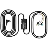 Dash Cam Hardwire Kit for PR996, Mini USB Hard Wire Kit with Low Voltage Protection for Driving Cams Parking Mode Time-Lapse Recording