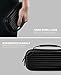 Carrying Case for Nintendo Switch Lite with Glass Screen Protector, Portable Hard Shell Travel Case Storage Bag for Nintendo Switch Lite Console and Accessories holds 10 Game Cartridges(Black)thumb 1
