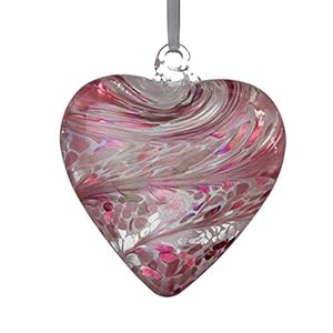 Sienna Glass vriendschapshart, roze