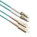 LC to SC OM3 Fiber Patch Cable Multimode Duplex - 5m (16ft) 50/125 10Gb Aqua - Beyondtech PureOptics Series