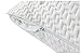 Alveo Premium Quality Shredded Memory Foam Pillow with a Removable Washable Soft Zip Bamboo Fiber Cover - Assorted Sizes and Luxury Design
