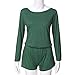 Mono para Mujer De Manga Larga Sin Tirantes Sin Mangas Moda Casual Pantalones Cortos 2020 Primavera Nuevo Greenthumb 4