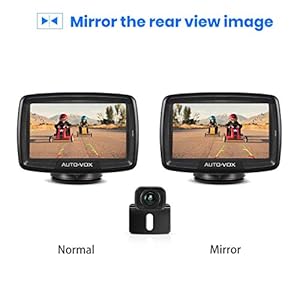 AUTO-VOX CS-2 Telecamera Retromarcia Wireless Digitale, Impermeabile IP68, Visione Notturna, Monitor da 4.3… - immagine 7