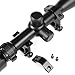 OTW High Profile Scope Mount Rings Weaver Style High Rise See-Thru for Weaver Rail Mount