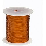 Remington Industries 30H200P.25 30 AWG Magnet Wire, Enameled Copper Wire, 200 Degree, 4 oz., 0.0114" Diameter, 783' Length, Natural