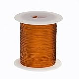 Magnet Wire, Enameled Copper Wire, 22 AWG, 2 oz, 62' Length, 0.0273