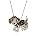 PammyJ Beagle Puppy Dog Charm Necklace 17.5