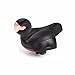 OUTERDO Dual Spring Design Big Bum Extra Comfort Bicycle Bike Saddle Seat 25 * 20cm Black black