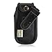 Turtleback Fitted Case for LG Revere 3 VN170 Flip Phone Executive Black Leather Case with Ratcheting Belt Clip -
