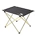 Moon Lence Portable Lightweight Folding Camping Hiking Picnic Table (Gold)