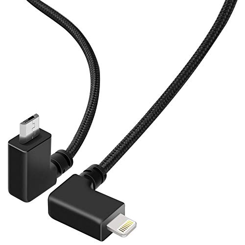 image for Taoke Transfer Cable for Insta 360 Action Camera, Micro-USB to iOS Dev