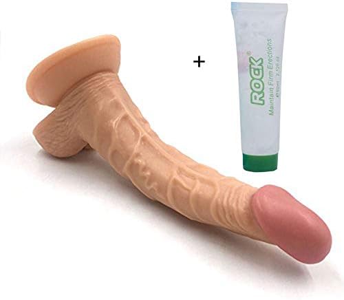 9.05 Inch Silicone Hands Free Body Neck Back RelaxM&assager Personal M&assage Wand Toys for Female (Flesh-@CRR!3#4)