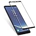 Basesailor NINI12 Full Coverage Anti-Scratch HD Clear 3D Curved Tempered Glass Screen Protector for Samsung Galaxy Note 8 - Black