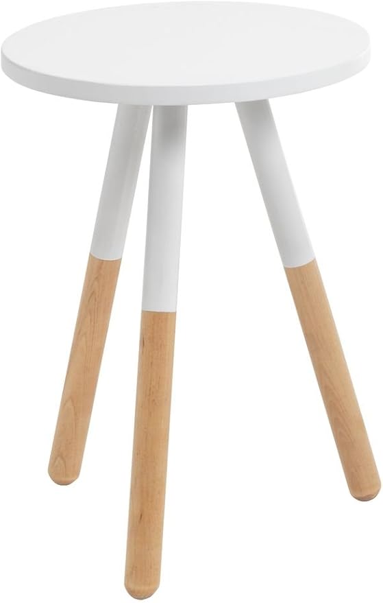 JYSK Table de chevet Blanc/naturel Amazon.fr Cuisine & Maison