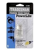 Woods Tradesman 4325c Adapter Plug with Lighted End (15-Amp, Clear), 1-Outlet
