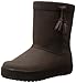 crocs LodgePoint Boot Slip-On (Toddler/Little Kid), Espresso, 10 M US Little Kid
