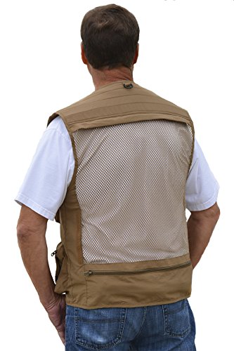 Outdoor-Fly-Fishing-Vest-with-16-Pockets-Breathable-active-wear-Jacket-for-Fishing-Photography-Sports-Hiking-Cycling-and-Hunting-Lightweight-Mesh-Fabric-great-to-hold-all-your-Gear Outdoor-Fly-Fishing-Vest-with-16-Pockets-Breathable-active-wear-Jacket-for-Fishing-Photography-Sports-Hiking-Cycling-and-Hunting-Lightweight-Mesh-Fabric-great-to-hold-all-your-Gear