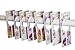 Slim Design Baby Closet Dividers for Baby Clothes - Set of 8 Flower Baby Clothing Size Dividers from Newborn Infant to Toddler - YardieBaby Clothes Dividers and Nursery Closet Organizer Gift