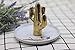 Purzest Ceramic Ring Holder Dish Home Decor Organizer,Cactus,Gold/White