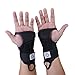 Foxnovo Kids Ski Protective Glove Sport Wrist Guards Support Pads A Pair- Size S (Black)