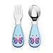 Skip Hop Toddler Utensils, Fork and Spoon Set, Butterfly, 2 Count