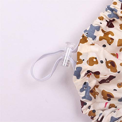 QiaTi Women Scrub Hats with Sweatband Adjustable Cotton Bouffant Cap Doctor Scrub Cap Free Size (Fashion 6)
