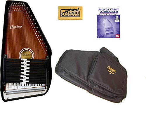 Oscar Schmidt "Berkshire" 15 Chord Autoharp, Maple Body, Sunburst Finsih, OS15B