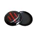 ICARS 5 Pcs Matte Black Dish Shaped Door Handle Recess Guard Inserts Accessories for 2007-2018 Jeep Wrangler JK JKU 4 Door
