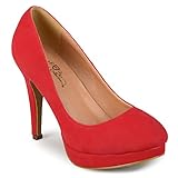 Journee Collection Womens Round Toe Platform Pumps