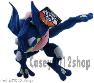 Pokemon Center Greninja 12" Stuffed Animal Plush Doll Toy Blue Ninja Frog Gift