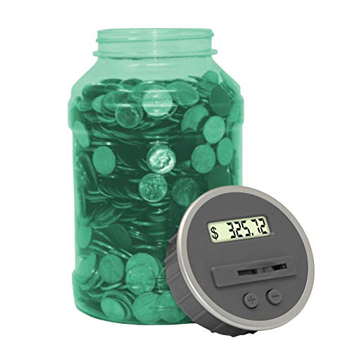 Teacher's Choice Digital Coin Bank Savings Jar by DE Automatic Coin