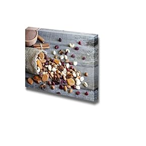 Chocolate Nuts Dried Fruits and Candy Wall Decor