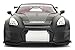 Jada 98646 2009 Nissan GT-R (R35) Ben Sopra Matt Black JDM Tuners 1/24 Diecast Model Car