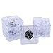 ZHENXI Adjustable Height Bed Riser Furniture Lift Bed Risers Underbed Storage Raise Heavy Duty Set of 8 (1x4x4) Clear Color