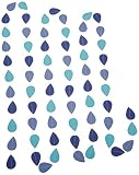 Mardi Gras Decorations - Mardi Gras Party Decor - Photo Prop - Paper Raindrops Raindrop Garland Raindrop Paper Garland Nursery Decor April Showers Spring Garland #GAR_158