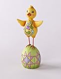 Enesco Jim Shore Heartwood Creek Easter Baby Chicken on Egg Mini 4031219Q